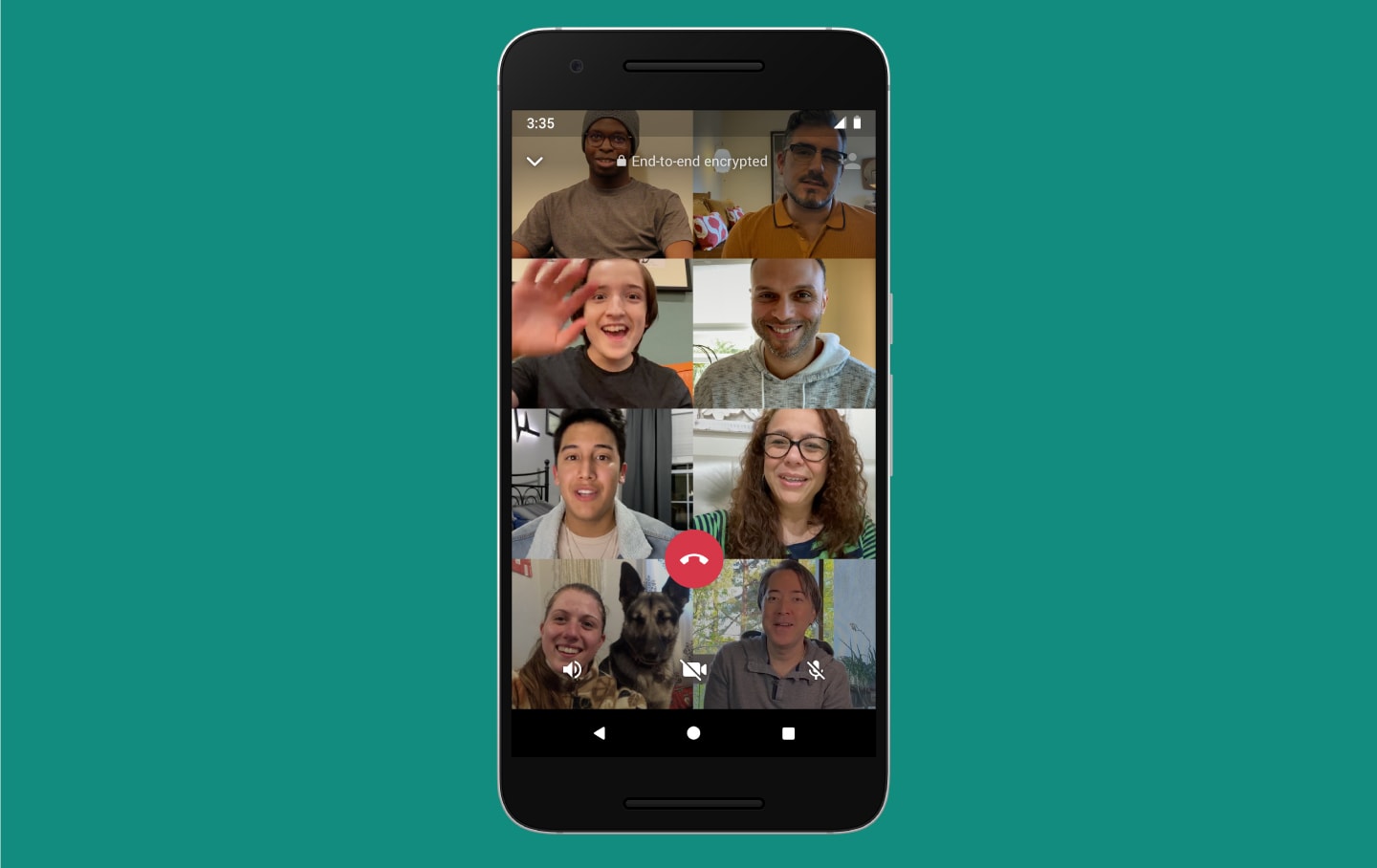 Whatsapp video calling, whatsapp video calling for 8 users, video calling on whatsapp